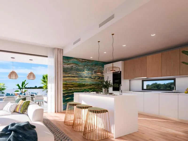 NEW BUILD RESIDENTIAL COMPLEX IN CASARES& & New Build residential complex of 51 apartments and penthouses with 2 and 3 bedrooms, spread over 6 modern-style blocks in Casares, on the Costa del Sol.& & It is worth highlighting that one of the ma