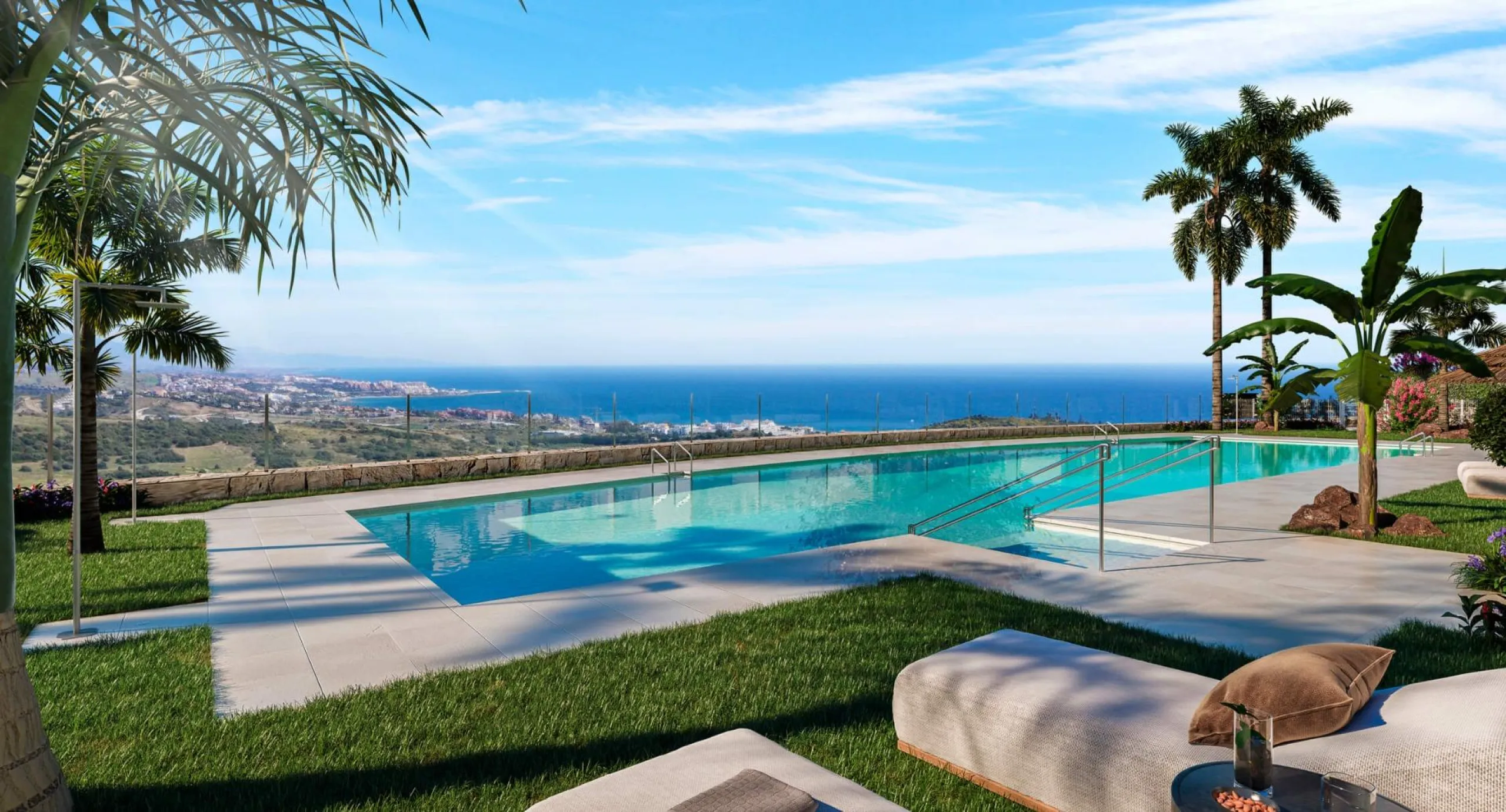 NEW BUILD RESIDENTIAL COMPLEX IN CASARES& & New Build residential complex of 51 apartments and penthouses with 2 and 3 bedrooms, spread over 6 modern-style blocks in Casares, on the Costa del Sol.& & It is worth highlighting that one of the ma