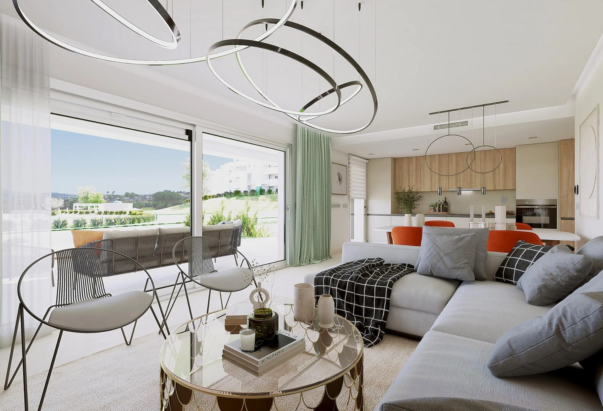 NEW BUILD RESIDENTIAL COMPLEX AT LA CALA GOLF RESORT, MIJAS& & New Build residential complex of apartments and penthouses at the La Cala Golf Resort.& & The residence is being built at the top of the hill overlooking the Europa Golf Course, in