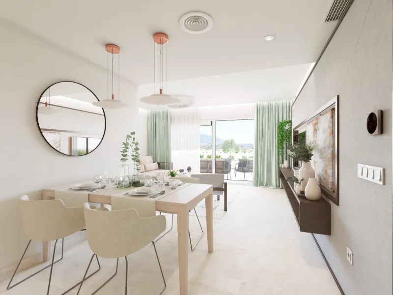 NEW BUILD RESIDENTIAL COMPLEX AT LA CALA GOLF RESORT, MIJAS& & New Build residential complex of apartments and penthouses at the La Cala Golf Resort.& & The residence is being built at the top of the hill overlooking the Europa Golf Course, in