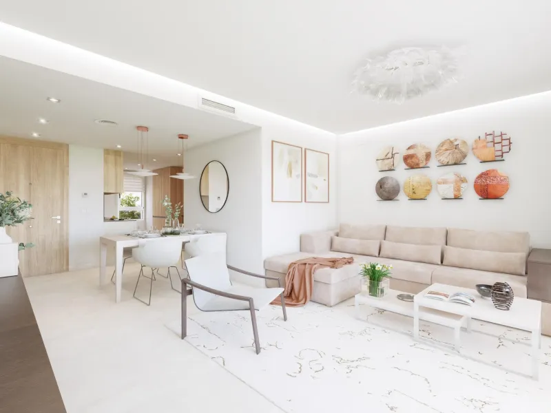 NEW BUILD RESIDENTIAL COMPLEX AT LA CALA GOLF RESORT, MIJAS& & New Build residential complex of apartments and penthouses at the La Cala Golf Resort.& & The residence is being built at the top of the hill overlooking the Europa Golf Course, in