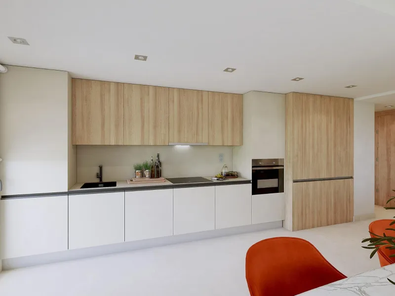 NEW BUILD RESIDENTIAL COMPLEX AT LA CALA GOLF RESORT, MIJAS& & New Build residential complex of apartments and penthouses at the La Cala Golf Resort.& & The residence is being built at the top of the hill overlooking the Europa Golf Course, in