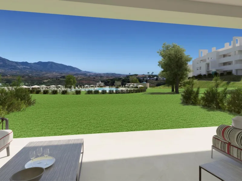 NEW BUILD RESIDENTIAL COMPLEX AT LA CALA GOLF RESORT, MIJAS& & New Build residential complex of apartments and penthouses at the La Cala Golf Resort.& & The residence is being built at the top of the hill overlooking the Europa Golf Course, in
