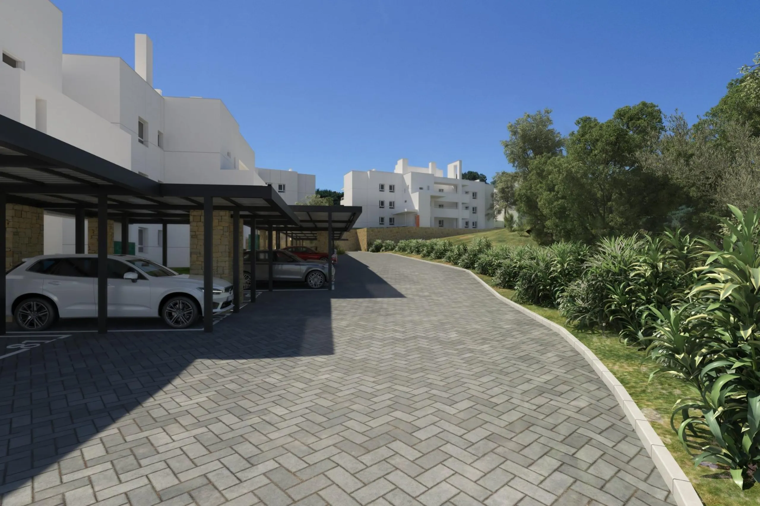 NEW BUILD RESIDENTIAL COMPLEX AT LA CALA GOLF RESORT, MIJAS& & New Build residential complex of apartments and penthouses at the La Cala Golf Resort.& & The residence is being built at the top of the hill overlooking the Europa Golf Course, in