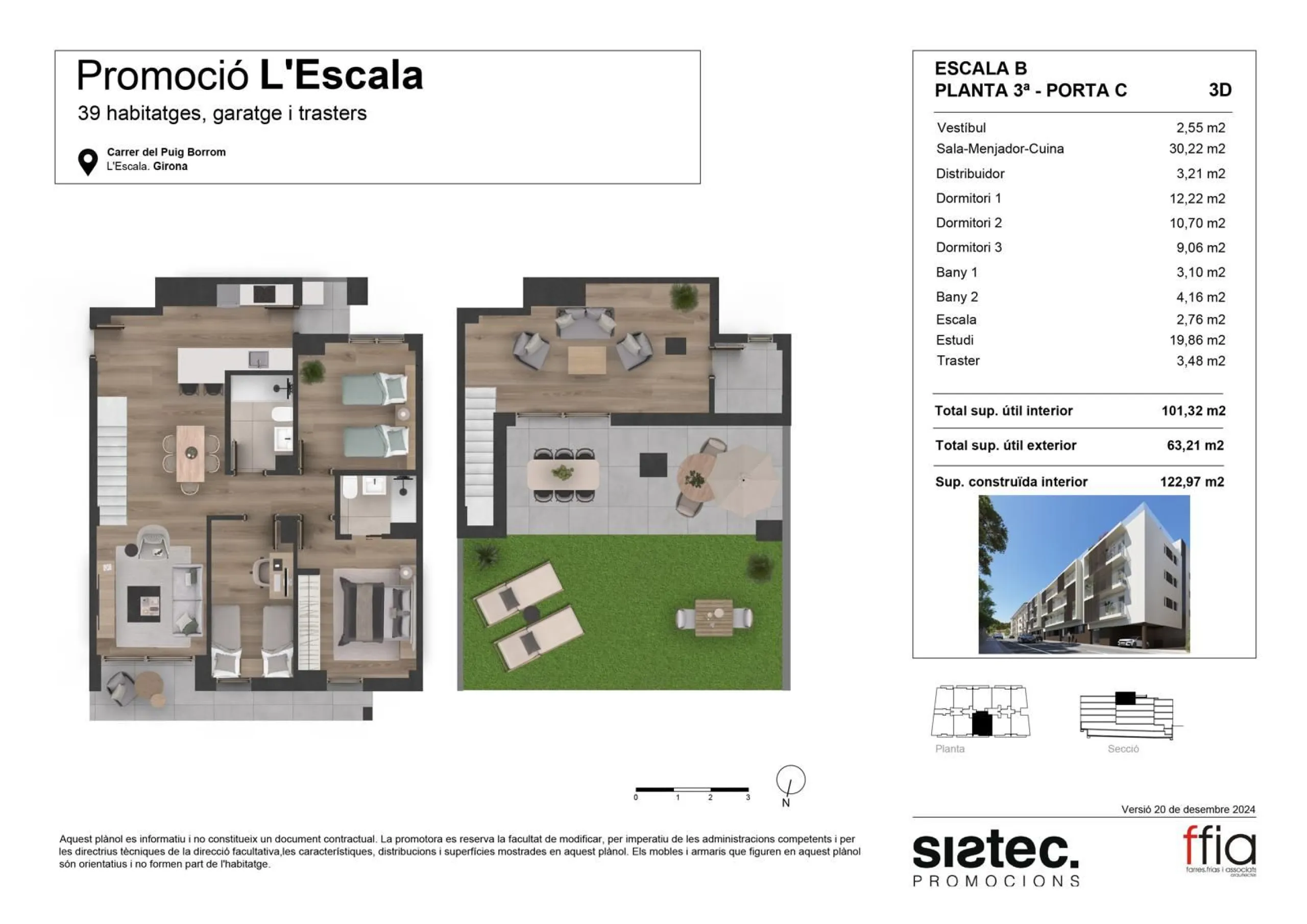 Obra nueva en la Escala , Gerona
