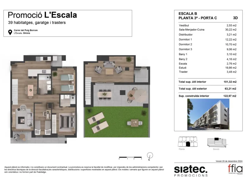 Obra nueva en la Escala , Gerona