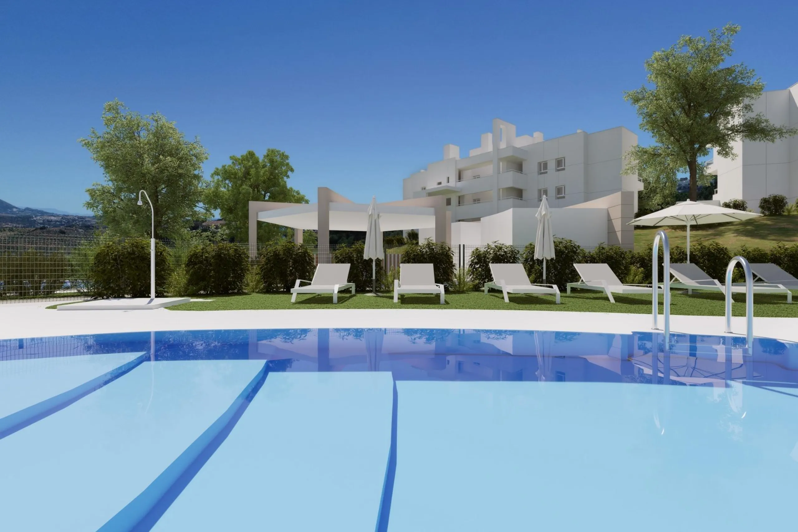 NEW BUILD RESIDENTIAL COMPLEX AT LA CALA GOLF RESORT, MIJAS& & New Build residential complex of apartments and penthouses at the La Cala Golf Resort.& & The residence is being built at the top of the hill overlooking the Europa Golf Course, in