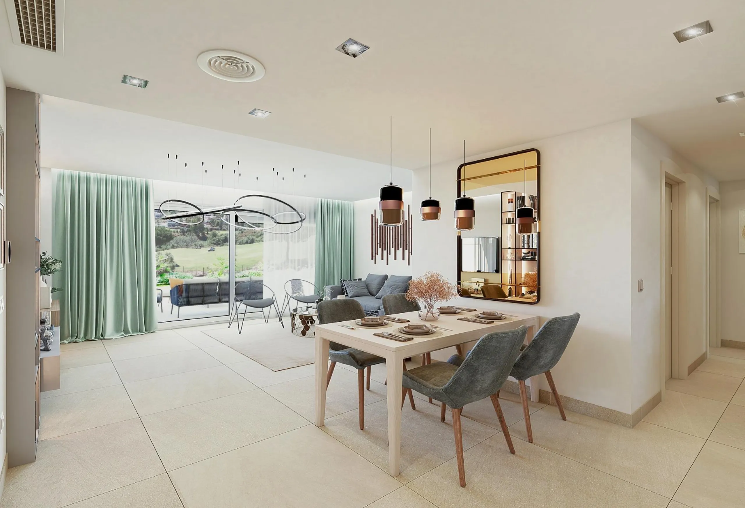 NEW BUILD RESIDENTIAL COMPLEX AT LA CALA GOLF RESORT, MIJAS& & New Build residential complex of apartments and penthouses at the La Cala Golf Resort.& & The residence is being built at the top of the hill overlooking the Europa Golf Course, in