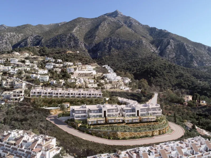 NEW BUILD RESIDENTIAL COMPLEX IN ISTAN, NEAR MARBELLA& & New Build development in the Sierra de las Nieves, close to the Sierra Blanca Country Club resort, in an area of exceptional natural beauty with hundred-year-old forests and panoramic views of