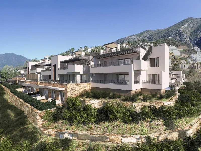 NEW BUILD RESIDENTIAL COMPLEX IN ISTAN, NEAR MARBELLA& & New Build development in the Sierra de las Nieves, close to the Sierra Blanca Country Club resort, in an area of exceptional natural beauty with hundred-year-old forests and panoramic views of