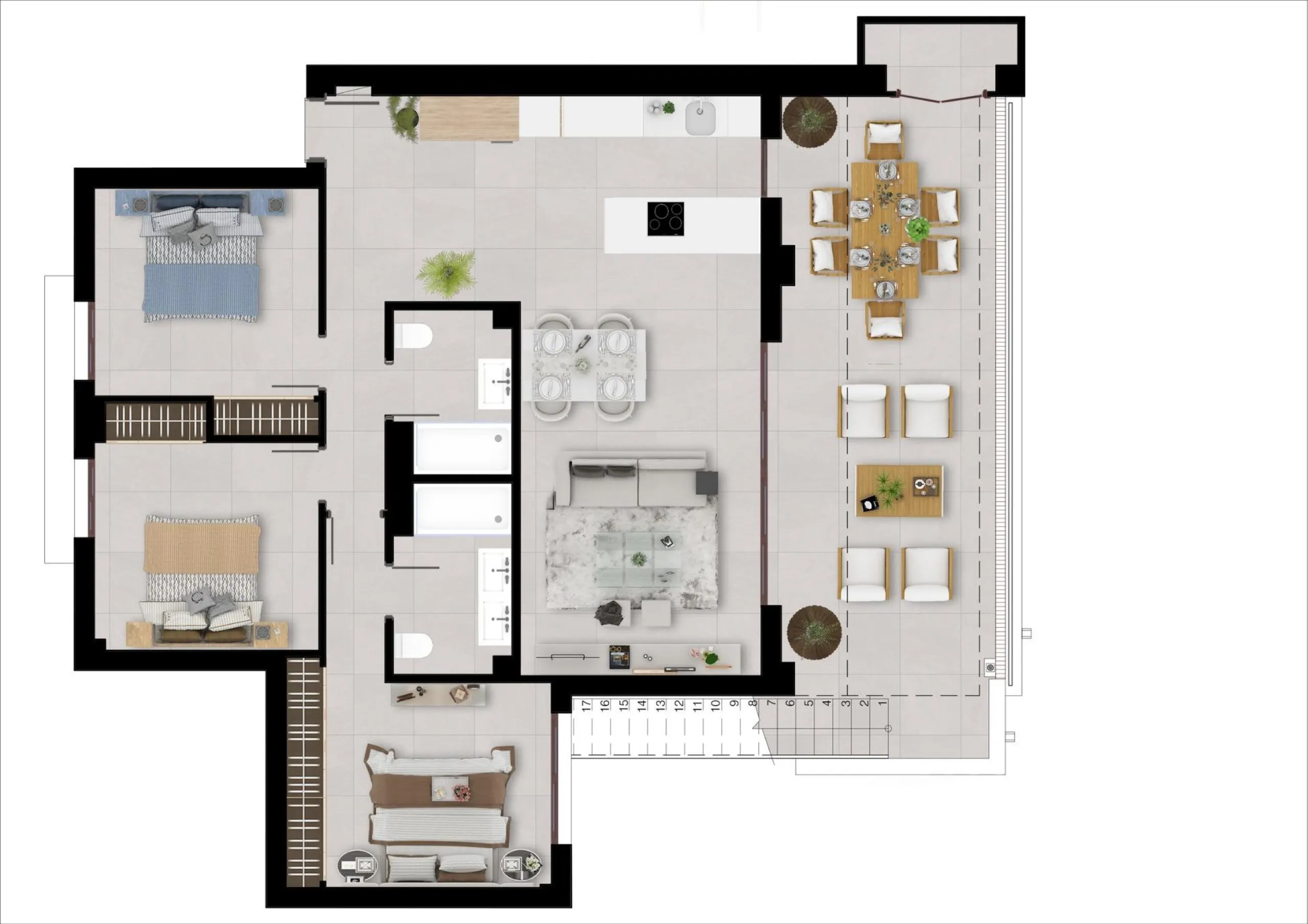NEW BUILD RESIDENTIAL COMPLEX IN ISTAN, NEAR MARBELLA& & New Build development in the Sierra de las Nieves, close to the Sierra Blanca Country Club resort, in an area of exceptional natural beauty with hundred-year-old forests and panoramic views of