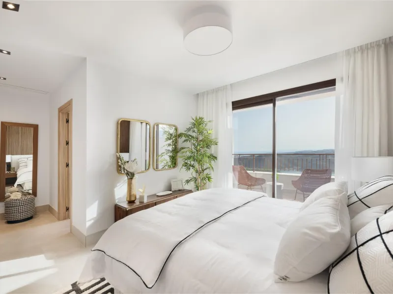 NEW BUILD TOWNHOUSES IN ISTAN, NEAR MARBELLA& & New development in the Sierra de las Nieves, close to the Sierra Blanca Country Club resort, in an area of exceptional natural beauty with hundred-year-old forests and panoramic views of Marbella Bay a