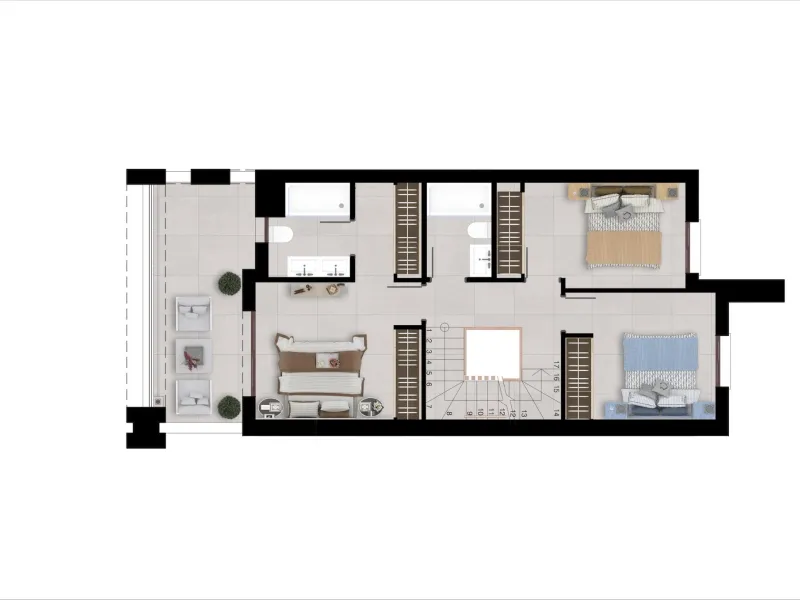 NEW BUILD TOWNHOUSES IN ISTAN, NEAR MARBELLA& & New development in the Sierra de las Nieves, close to the Sierra Blanca Country Club resort, in an area of exceptional natural beauty with hundred-year-old forests and panoramic views of Marbella Bay a