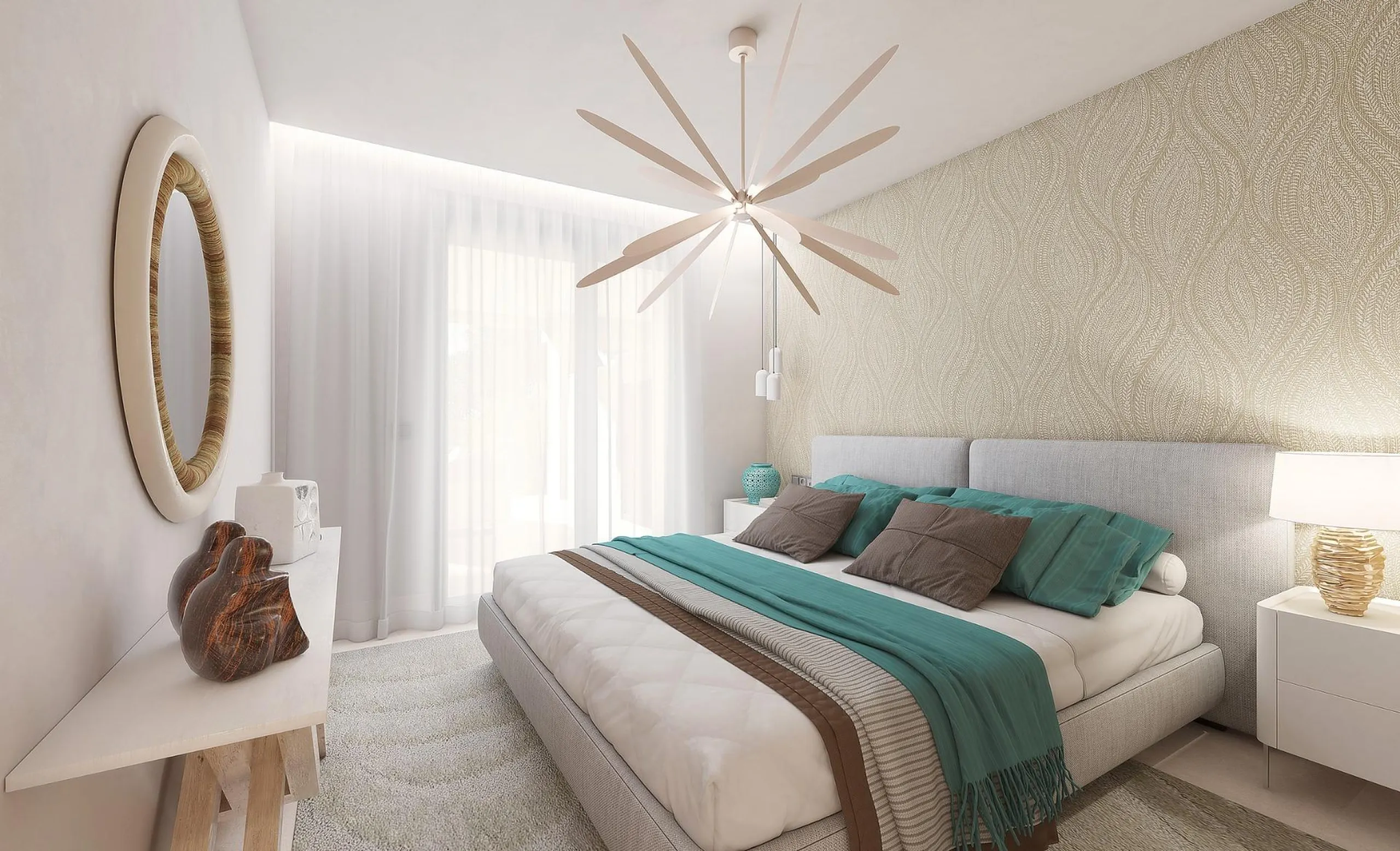 NEW BUILD RESIDENTIAL COMPLEX IN CASARES& & New Build gated residential complex of 58 apartments with 2 or 3 bedrooms, distributed over 4 buildings which offer ground-floor homes with private gardens, and are crowned by the exclusive 3-bedroom penth