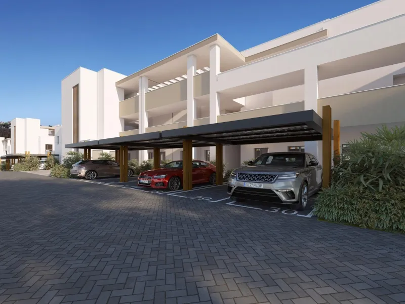 NEW BUILD RESIDENTIAL COMPLEX IN CASARES& & New Build gated residential complex of 58 apartments with 2 or 3 bedrooms, distributed over 4 buildings which offer ground-floor homes with private gardens, and are crowned by the exclusive 3-bedroom penth