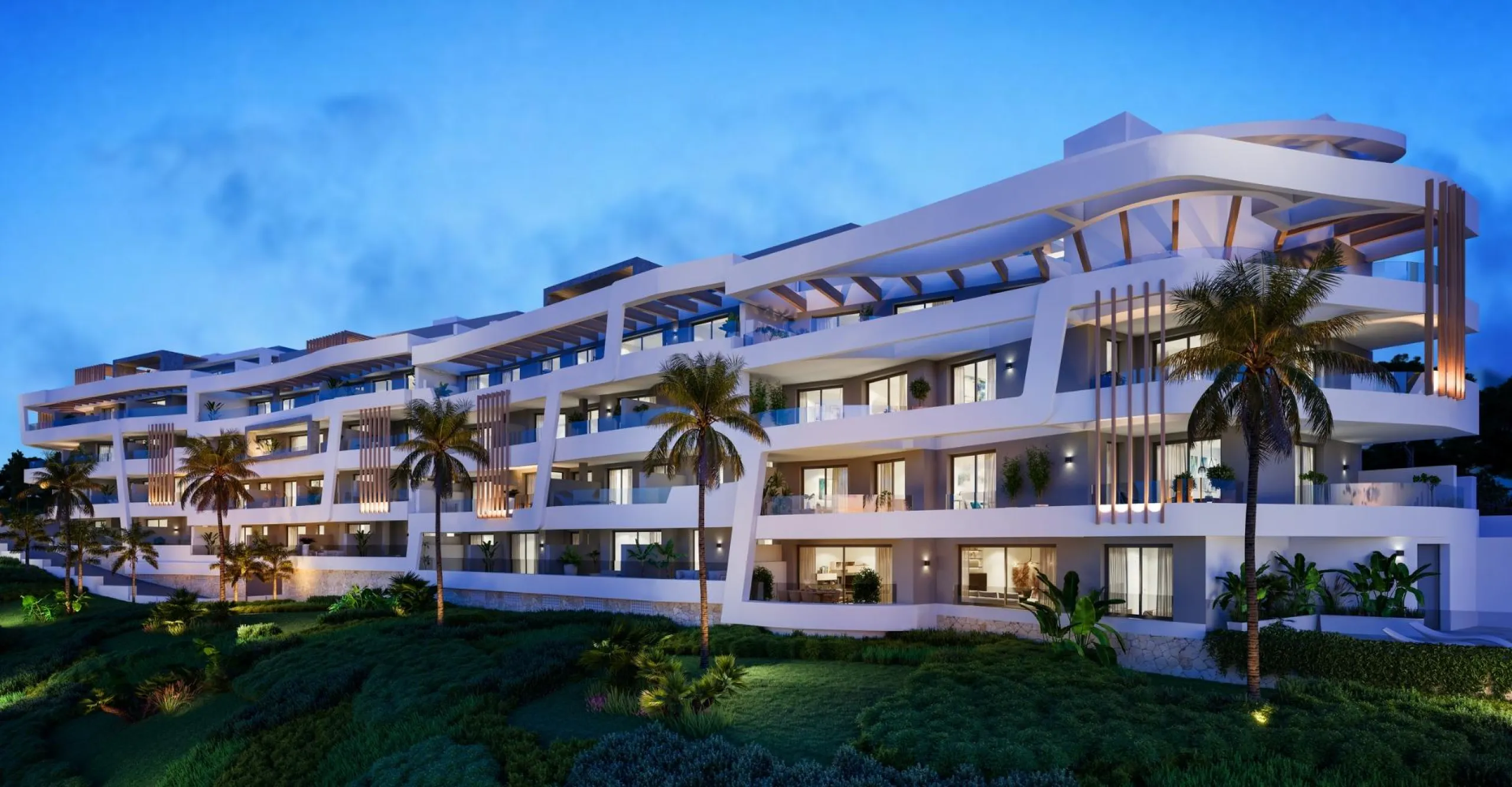 FLAT IN LUXURY URBANISATION CLOSE TO MARBELLA& & Spectacular project of 34 flats and penthouses, with 2, 3 and 4 bedrooms. Each property is endowed with the comfort and elegance provided by its large windows, fabulous terraces and views of the Guada
