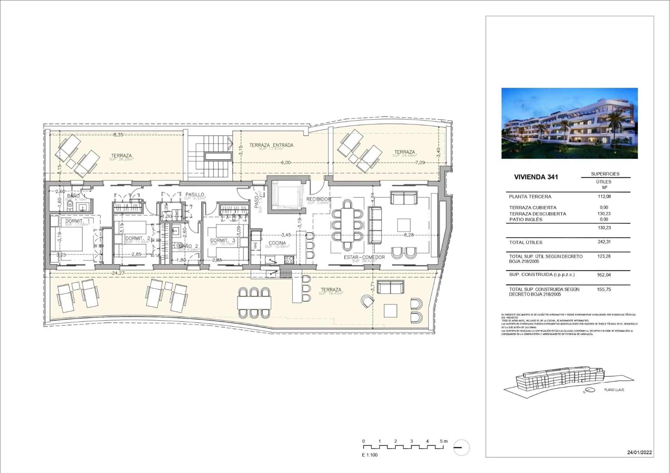 FLAT IN LUXURY URBANISATION CLOSE TO MARBELLA& & Spectacular project of 34 flats and penthouses, with 2, 3 and 4 bedrooms. Each property is endowed with the comfort and elegance provided by its large windows, fabulous terraces and views of the Guada