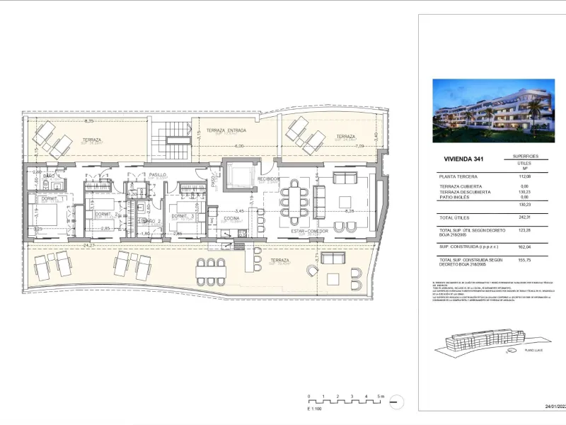 FLAT IN LUXURY URBANISATION CLOSE TO MARBELLA& & Spectacular project of 34 flats and penthouses, with 2, 3 and 4 bedrooms. Each property is endowed with the comfort and elegance provided by its large windows, fabulous terraces and views of the Guada