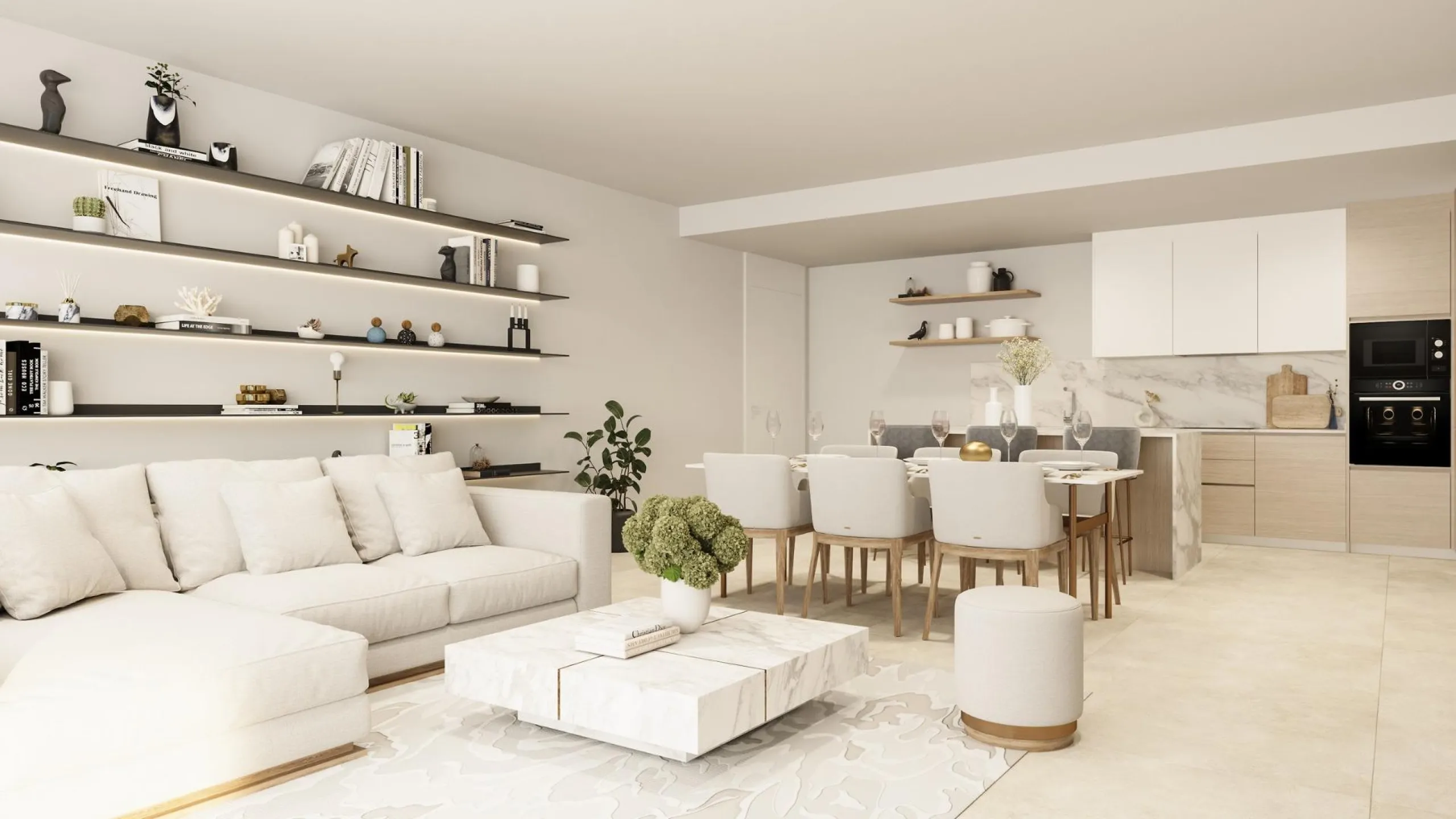 EXCLUSIVE URBANISATION WITH SEA VIEWS ON THE COSTA DEL SOL& & Development of 56 exclusive 3 and 4 bedroom homes with panoramic sea views, distributed in 7 blocks with only 2 homes per floor, which further increases their exclusivity. Fully equipped 