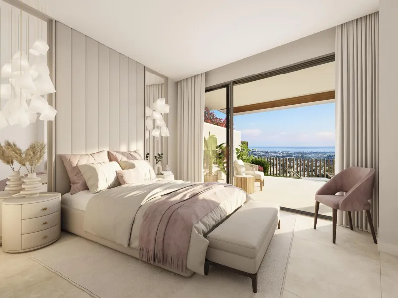 EXCLUSIVE URBANISATION WITH SEA VIEWS ON THE COSTA DEL SOL& & Development of 56 exclusive 3 and 4 bedroom homes with panoramic sea views, distributed in 7 blocks with only 2 homes per floor, which further increases their exclusivity. Fully equipped 
