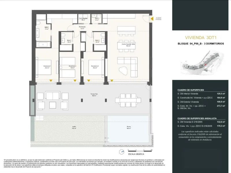 EXCLUSIVE URBANISATION WITH SEA VIEWS ON THE COSTA DEL SOL& & Development of 56 exclusive 3 and 4 bedroom homes with panoramic sea views, distributed in 7 blocks with only 2 homes per floor, which further increases their exclusivity. Fully equipped 