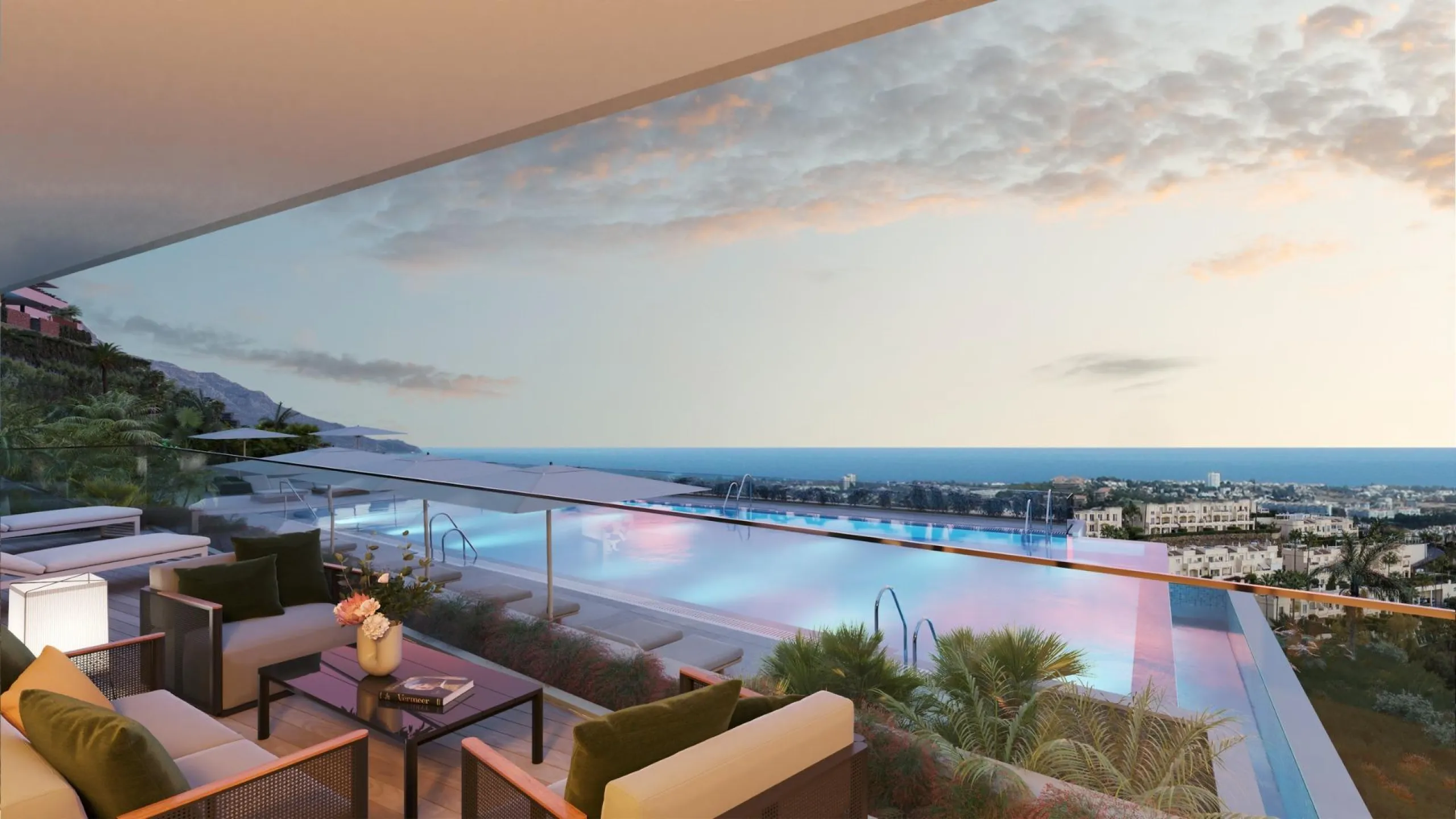 EXCLUSIVE URBANISATION WITH SEA VIEWS ON THE COSTA DEL SOL& & Development of 56 exclusive 3 and 4 bedroom homes with panoramic sea views, distributed in 7 blocks with only 2 homes per floor, which further increases their exclusivity. Fully equipped 