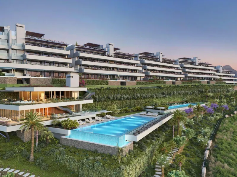 EXCLUSIVE URBANISATION WITH SEA VIEWS ON THE COSTA DEL SOL& & Development of 56 exclusive 3 and 4 bedroom homes with panoramic sea views, distributed in 7 blocks with only 2 homes per floor, which further increases their exclusivity. Fully equipped 