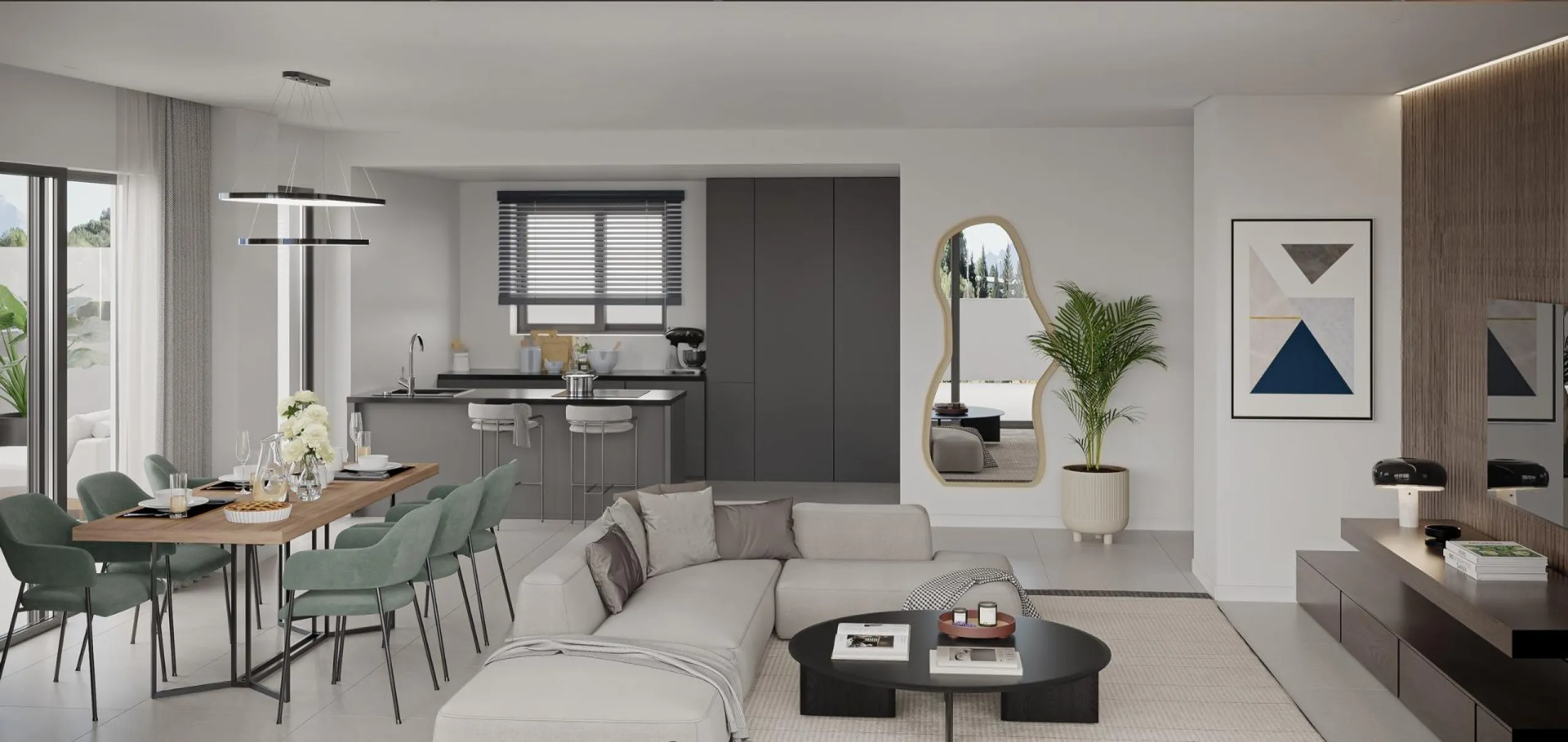 AMAZING RESIDENTIAL COMPLEX IN MARBELLA& & Modern private residential complex consisting of 57 homes, with fantastic 1, 2 and 3 bedroom flats, and incredible ground floor and penthouses with large terraces and an incredible integrated jacuzzi. Brigh