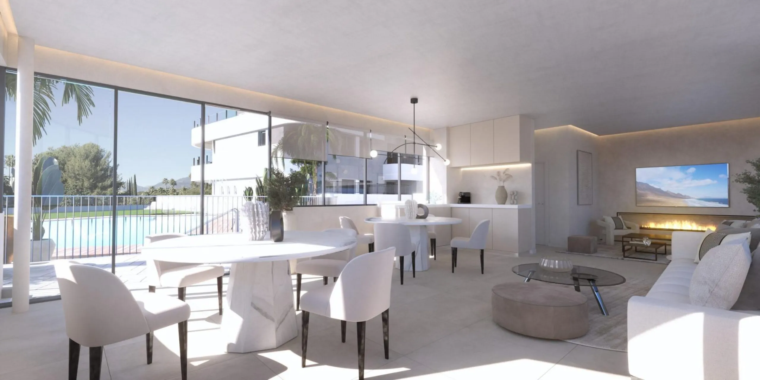 AMAZING RESIDENTIAL COMPLEX IN MARBELLA& & Modern private residential complex consisting of 57 homes, with fantastic 1, 2 and 3 bedroom flats, and incredible ground floor and penthouses with large terraces and an incredible integrated jacuzzi. Brigh