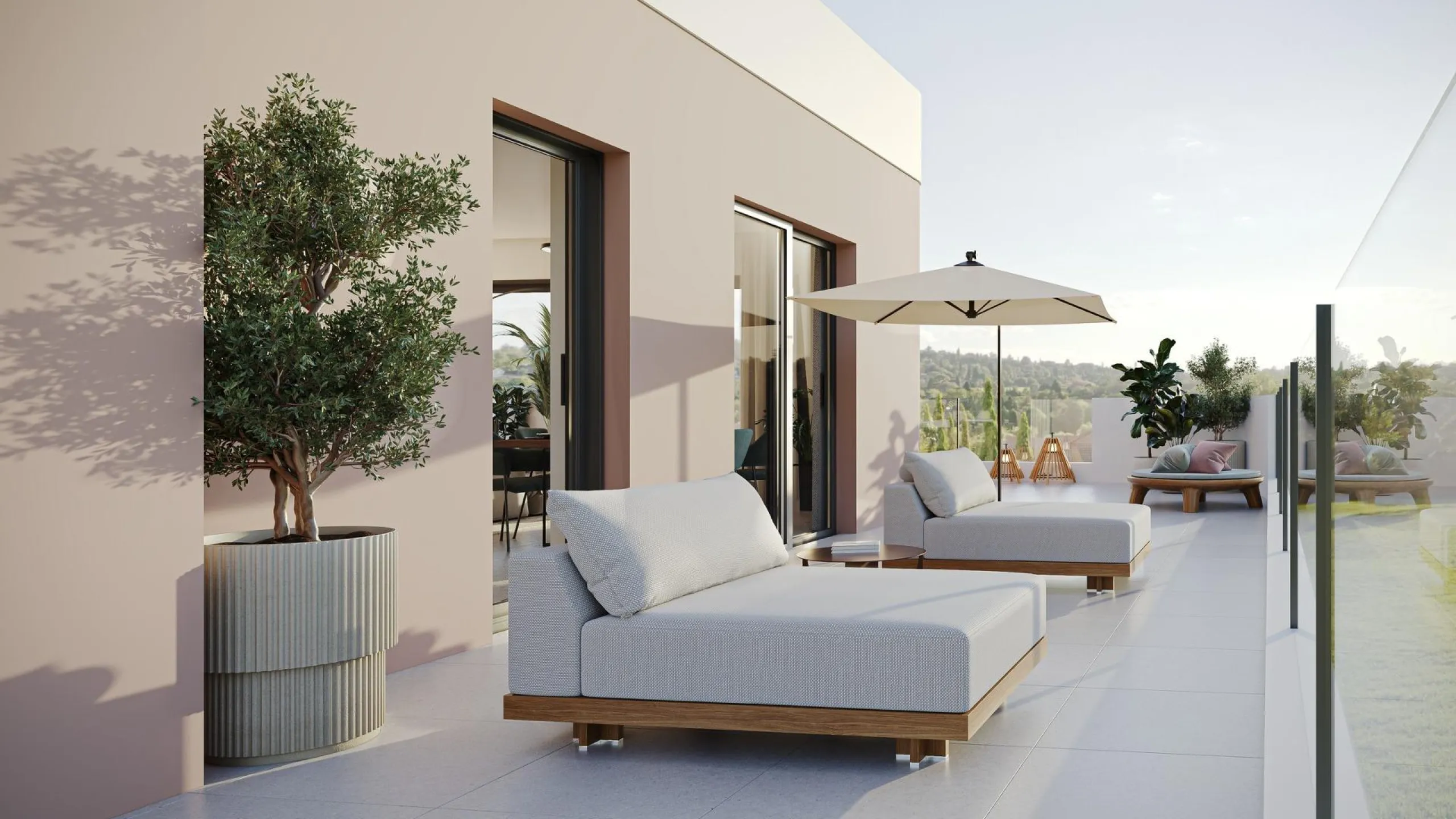AMAZING RESIDENTIAL COMPLEX IN MARBELLA& & Modern private residential complex consisting of 57 homes, with fantastic 1, 2 and 3 bedroom flats, and incredible ground floor and penthouses with large terraces and an incredible integrated jacuzzi. Brigh