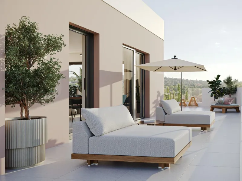 AMAZING RESIDENTIAL COMPLEX IN MARBELLA& & Modern private residential complex consisting of 57 homes, with fantastic 1, 2 and 3 bedroom flats, and incredible ground floor and penthouses with large terraces and an incredible integrated jacuzzi. Brigh