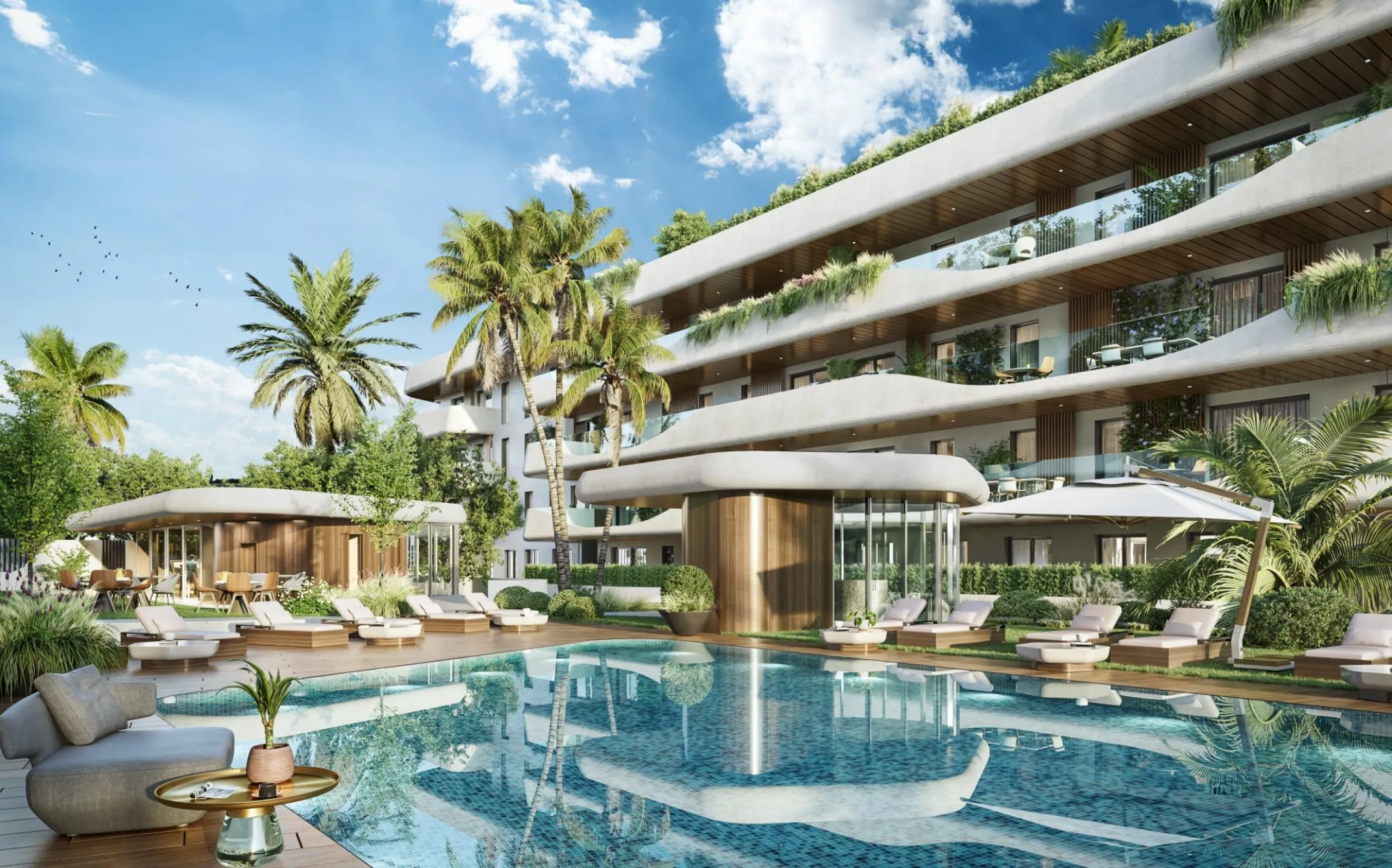 LUXURY FLATS IN SAN PEDRO DE ALCÁNTARA& & Exclusive complex of luxury flats. Flats and penthouses from 2 to 4 bedrooms, with spacious interiors of up to 195 m2 and fabulous terraces of up to 189 m2. Air conditioning by aerothermal heating, fitted ki