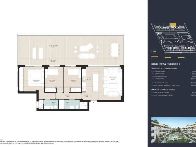 LUXURY FLATS IN SAN PEDRO DE ALCÁNTARA& & Exclusive complex of luxury flats. Flats and penthouses from 2 to 4 bedrooms, with spacious interiors of up to 195 m2 and fabulous terraces of up to 189 m2. Air conditioning by aerothermal heating, fitted ki