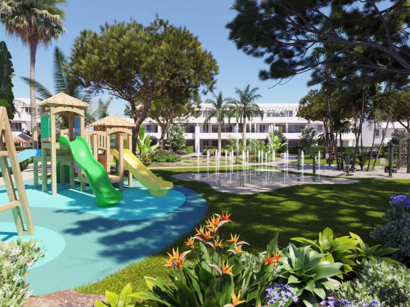 NEW BUILD RESIDENTIAL COMPLEX IN ALCAIDESA& & New Build residential complex is perfectly integrates the green areas and gardens with the residential areas in Alcaidesa, San Roque.& & New Build residential complex offers contemporary accommodat