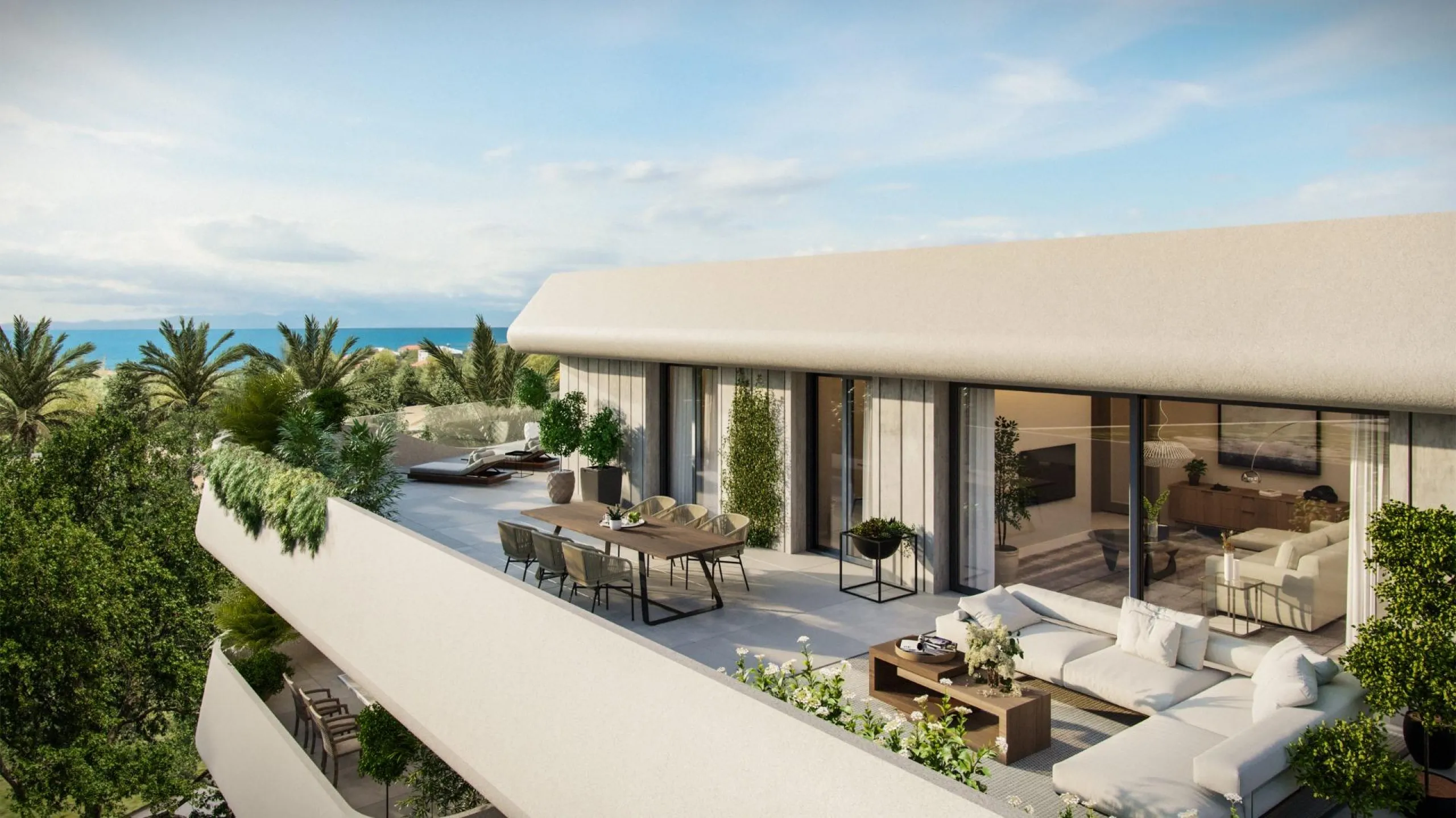 LUXURY FLATS IN SAN PEDRO DE ALCÁNTARA& & Exclusive complex of luxury flats. Flats and penthouses from 2 to 4 bedrooms, with spacious interiors of up to 195 m2 and fabulous terraces of up to 189 m2. Air conditioning by aerothermal heating, fitted ki