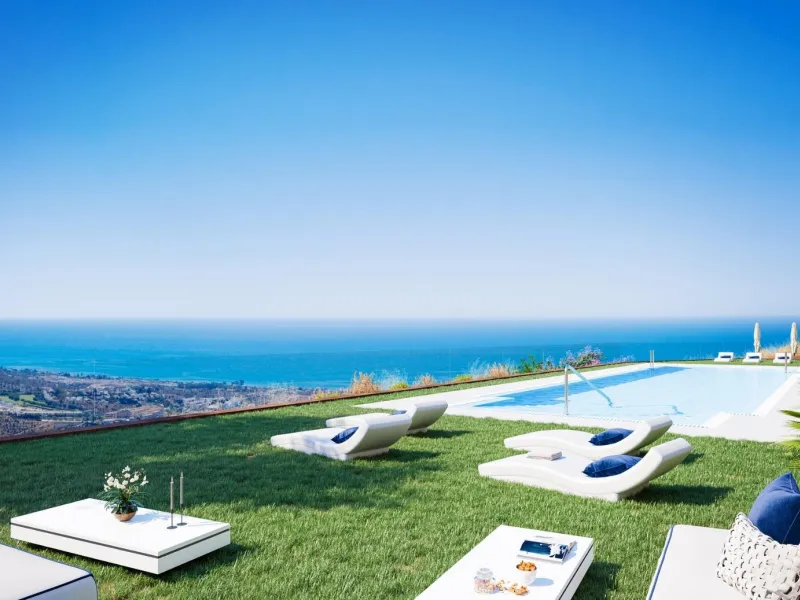 EXCLUSIVE HOMES WITH SEA VIEWS ON THE COSTA DEL SOL& & Exclusive 2 and 3 bedroom homes, including ground floor apartments with private garden and penthouses with panoramic solarium, from where you can enjoy privileged views of the sea and the bay. A