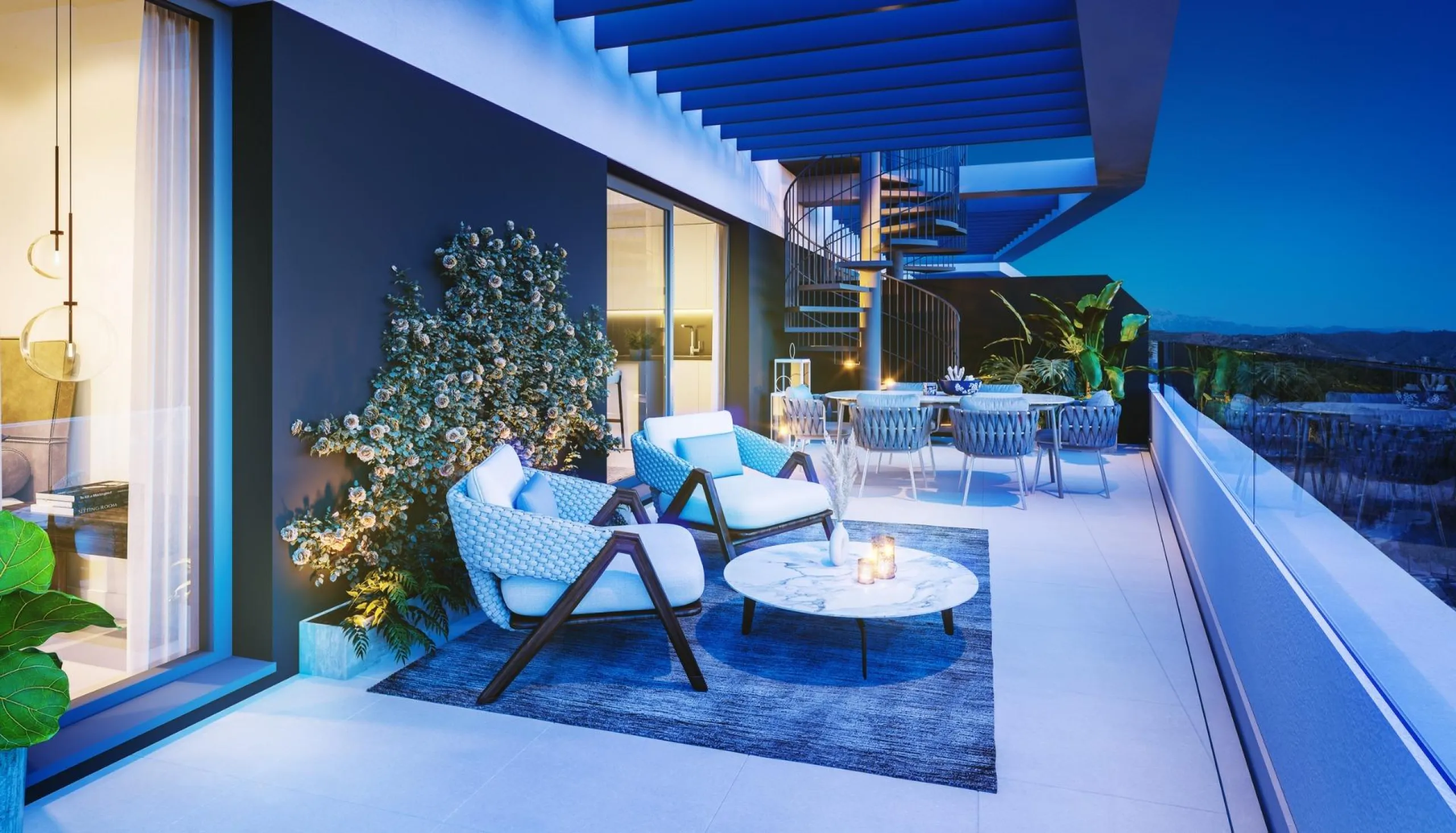 EXCLUSIVE HOMES WITH SEA VIEWS ON THE COSTA DEL SOL& & Exclusive 2 and 3 bedroom homes, including ground floor apartments with private garden and penthouses with panoramic solarium, from where you can enjoy privileged views of the sea and the bay. A