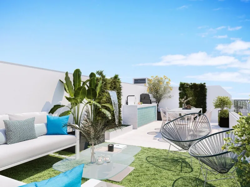 EXCLUSIVE HOMES WITH SEA VIEWS ON THE COSTA DEL SOL& & Exclusive 2 and 3 bedroom homes, including ground floor apartments with private garden and penthouses with panoramic solarium, from where you can enjoy privileged views of the sea and the bay. A