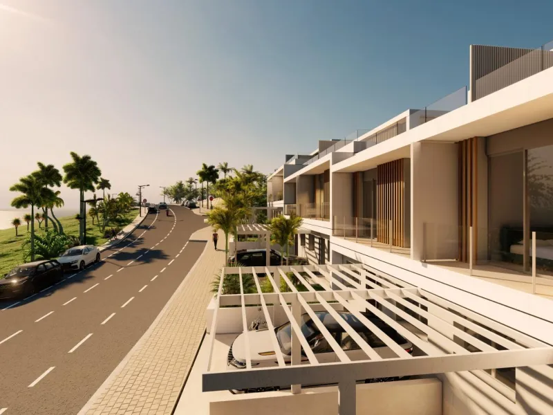 SEMI-DETACHED VILLAS WITH SEA AND GOLF COURSE VIEWS& & Project of 10 semi-detached villas, with stunning views of the sea, the golf course and the mountains. Each villa has 4 bedrooms, as well as a room that can be used as an office or laundry room.