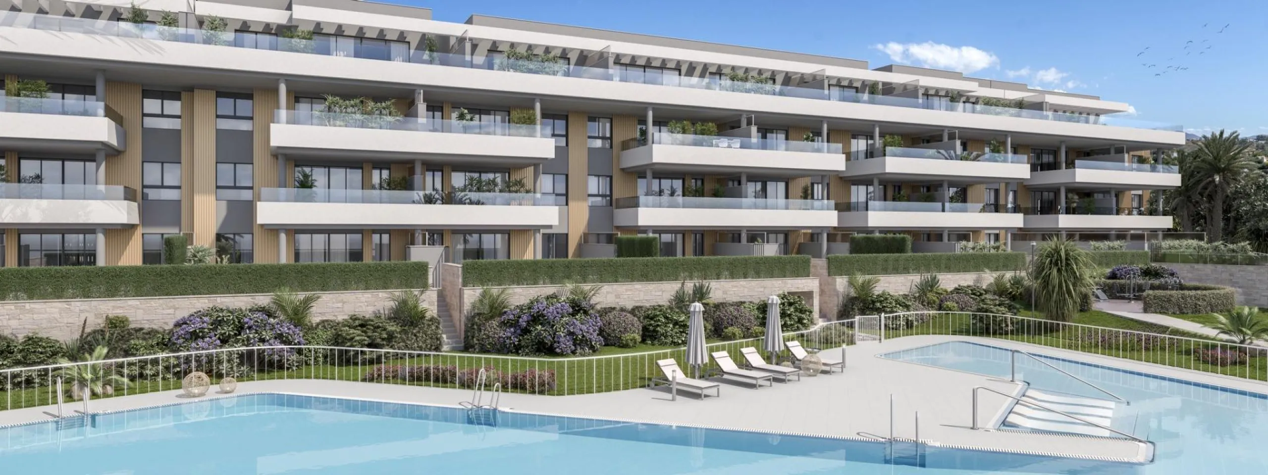 PRIVILEGED ENCLAVE WITH EXCELLENT VIEWS& & Residential complex made up of 37 homes with 2, 3 and 4 bedrooms, and 2 semi-detached houses, where you can enjoy the privacy and tranquillity of your own home, with spacious terraces designed to experience