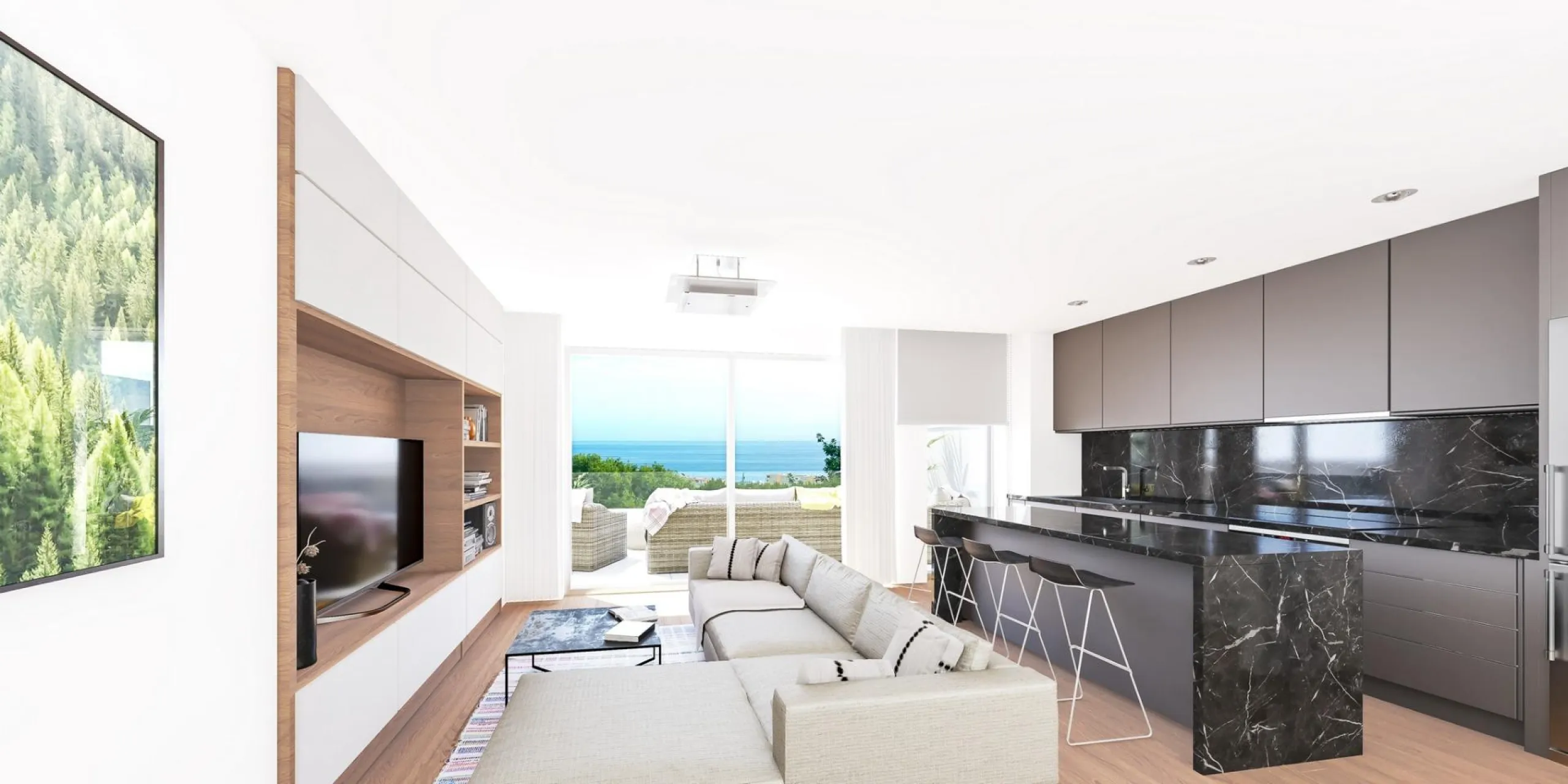 PRIVILEGED ENCLAVE WITH EXCELLENT VIEWS& & Residential complex made up of 37 homes with 2, 3 and 4 bedrooms, and 2 semi-detached houses, where you can enjoy the privacy and tranquillity of your own home, with spacious terraces designed to experience