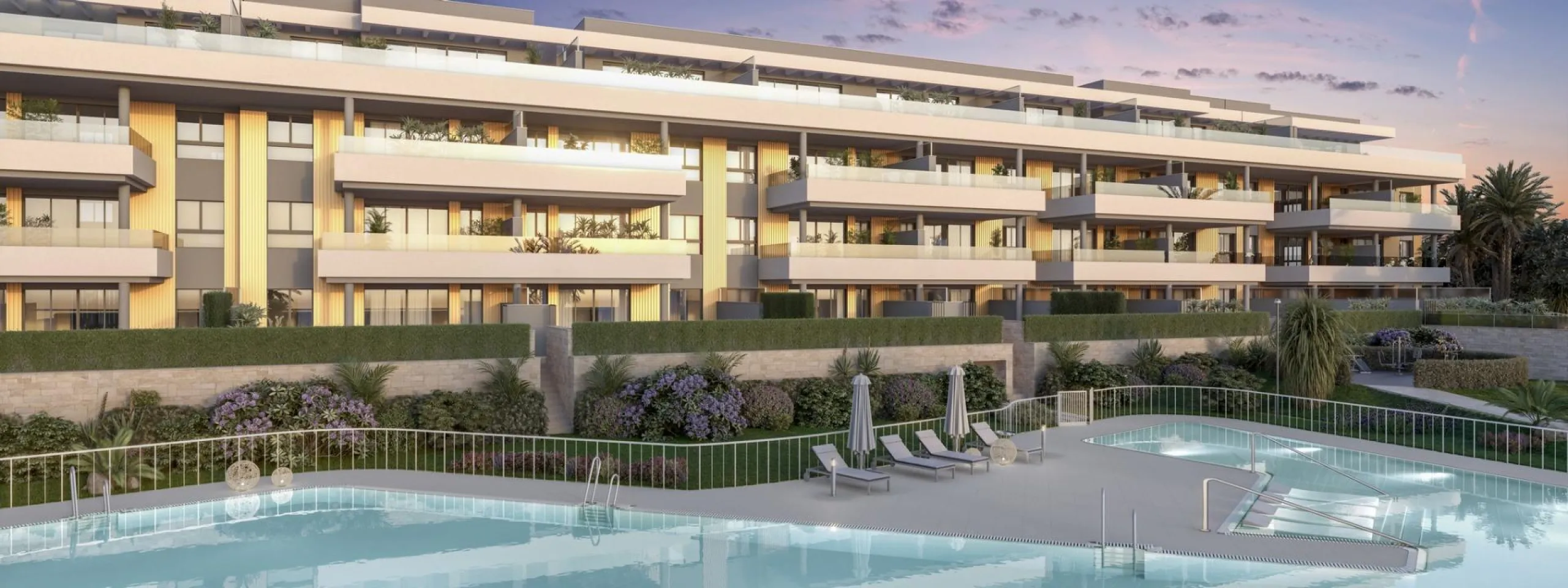 PRIVILEGED ENCLAVE WITH EXCELLENT VIEWS& & Residential complex made up of 37 homes with 2, 3 and 4 bedrooms, and 2 semi-detached houses, where you can enjoy the privacy and tranquillity of your own home, with spacious terraces designed to experience