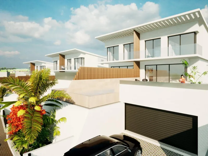 EXCLUSIVE VILLA COMPLEX BETWEEN FUENGIROLA AND MARBELLA& & Exclusive gated complex of only 16 semi-detached, semi-detached and detached villas in contemporary style. Designed with a Mediterranean spirit, due to their proximity to the sea and the Gol