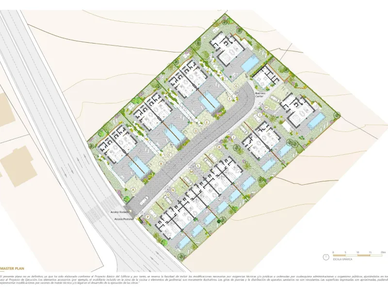 EXCLUSIVE VILLA COMPLEX BETWEEN FUENGIROLA AND MARBELLA& & Exclusive gated complex of only 16 semi-detached, semi-detached and detached villas in contemporary style. Designed with a Mediterranean spirit, due to their proximity to the sea and the Gol