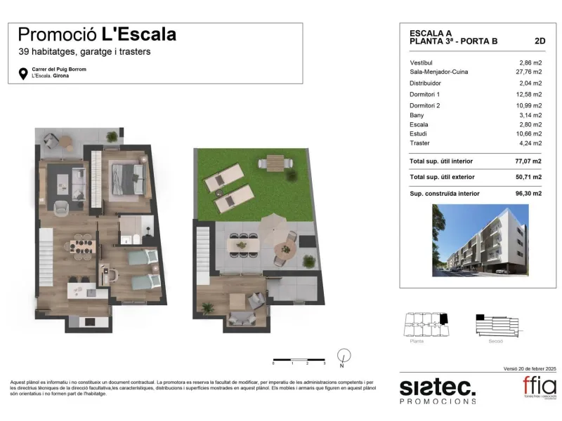 Obra nueva en la Escala , Gerona