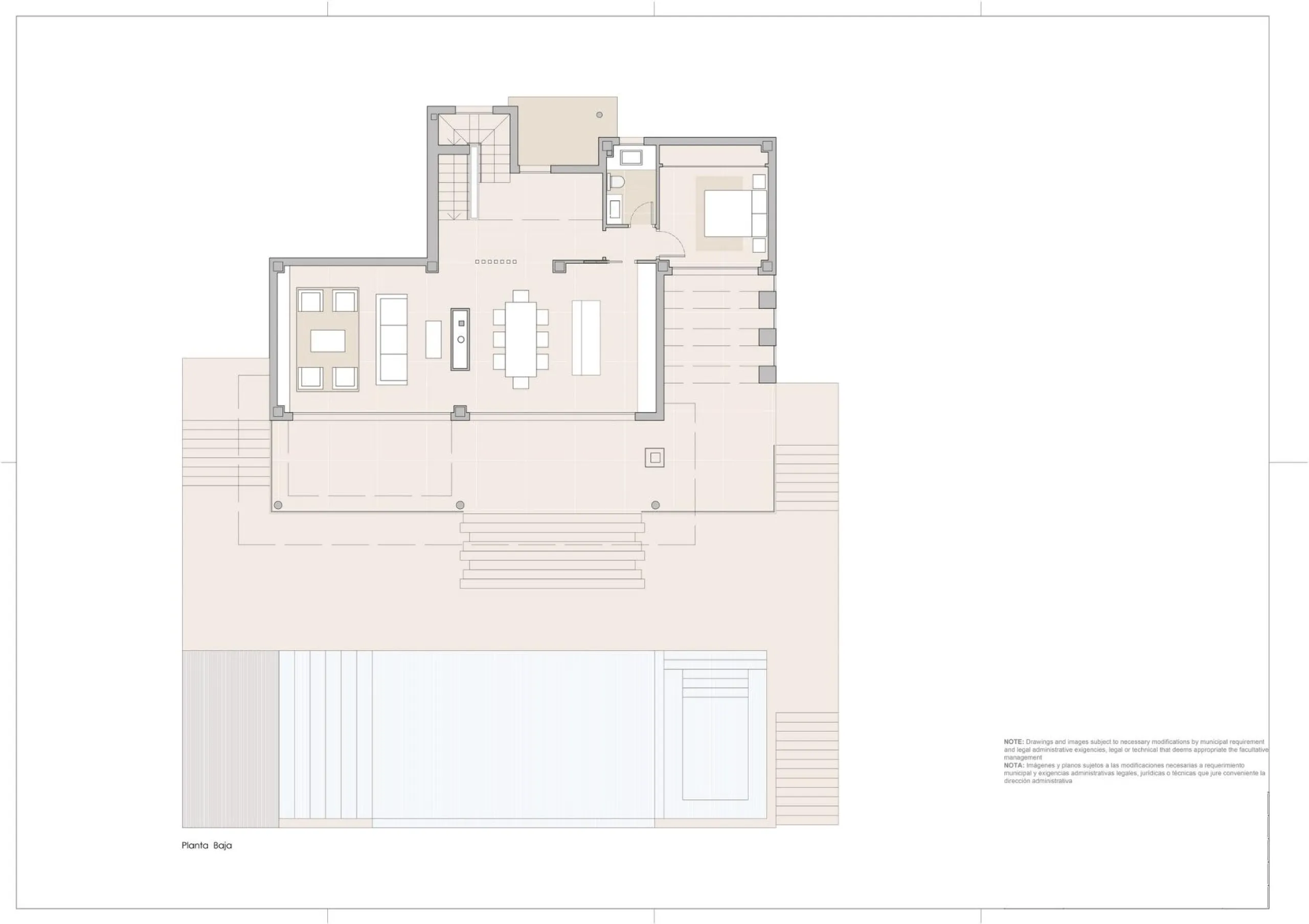 EXKLUSIVT KOMPLEX MED DE BÄSTA GOLF- OCH HAVSUTSIKTERNA I MIJAS& & Nytt lyxprojekt med endast 13 magnifika villor, var och en med 4 sovrum med eget badrum. Tre av sovrummen ligger på övervåningen, medan det fjärde ligger bredvid vardagsrummet. En st