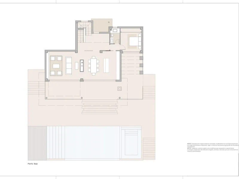 EXKLUSIVT KOMPLEX MED DE BÄSTA GOLF- OCH HAVSUTSIKTERNA I MIJAS& & Nytt lyxprojekt med endast 13 magnifika villor, var och en med 4 sovrum med eget badrum. Tre av sovrummen ligger på övervåningen, medan det fjärde ligger bredvid vardagsrummet. En st