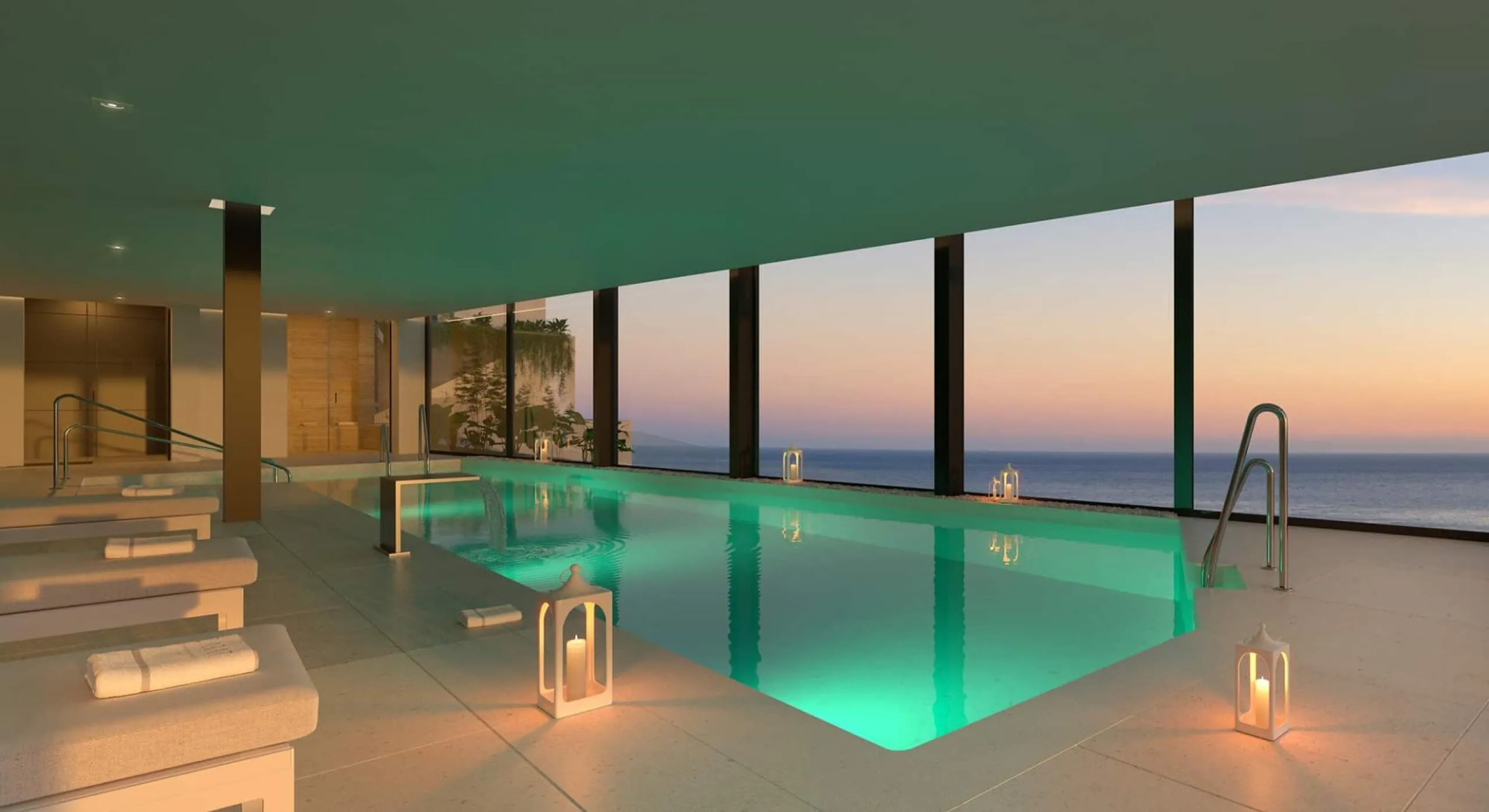 LUXURY RESIDENTIAL COMPLEX WITH SEA VIEWS IN EL HIGUERÓN & & Residential complex of 157 homes distributed in 4 buildings. The first two face east, with the properties arranged in such a way that some do not interfere with the views of the others, wh