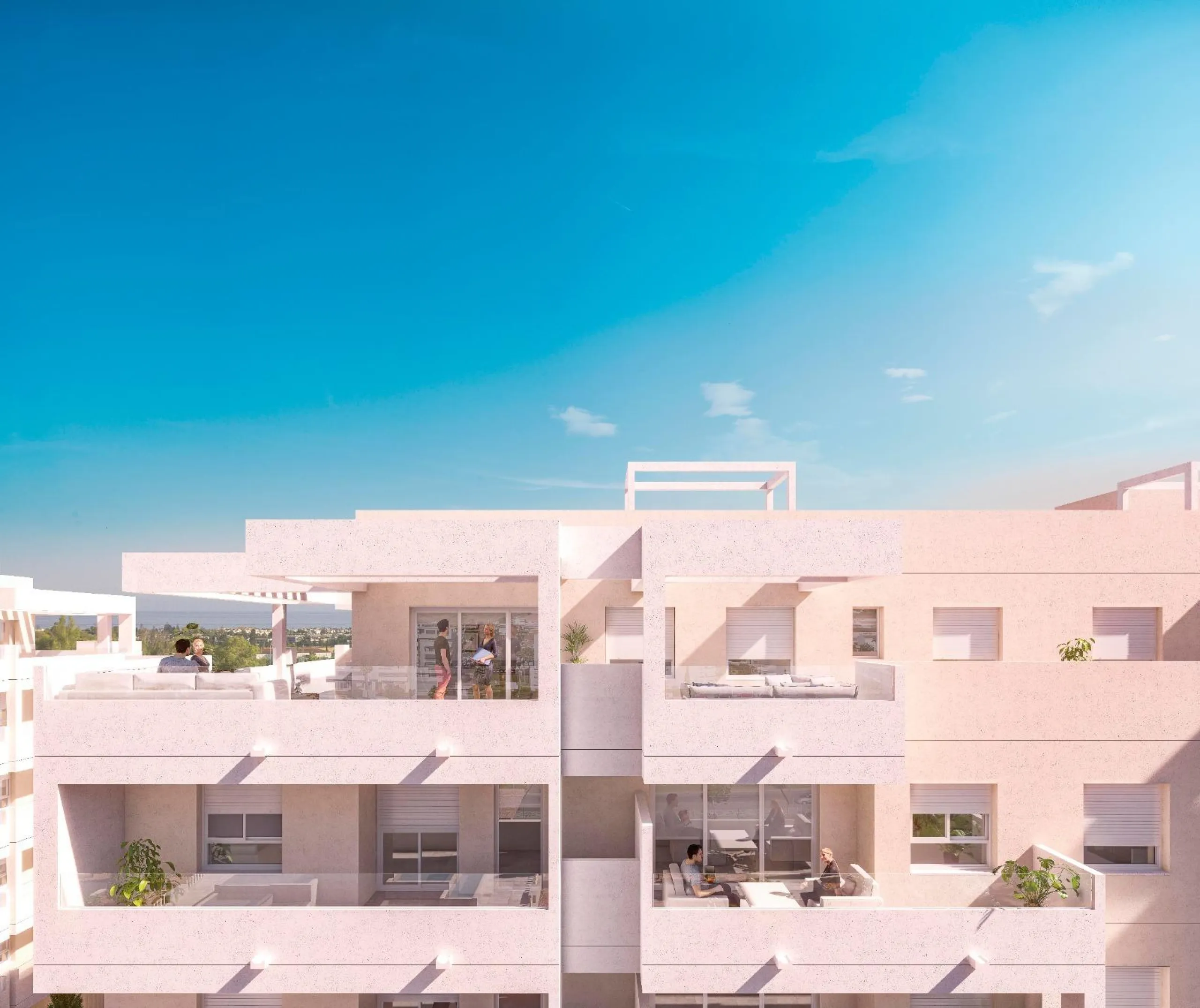 NEW BUILD APARTMENTS IN NUEVA ANDALUCIA& & New Build residential of apartments and penthouses located in Nueva Andalucía, just a few minutes from Puerto Banús and San Pedro Alcántara, Marbella.& & A magnificent building with a modern style and