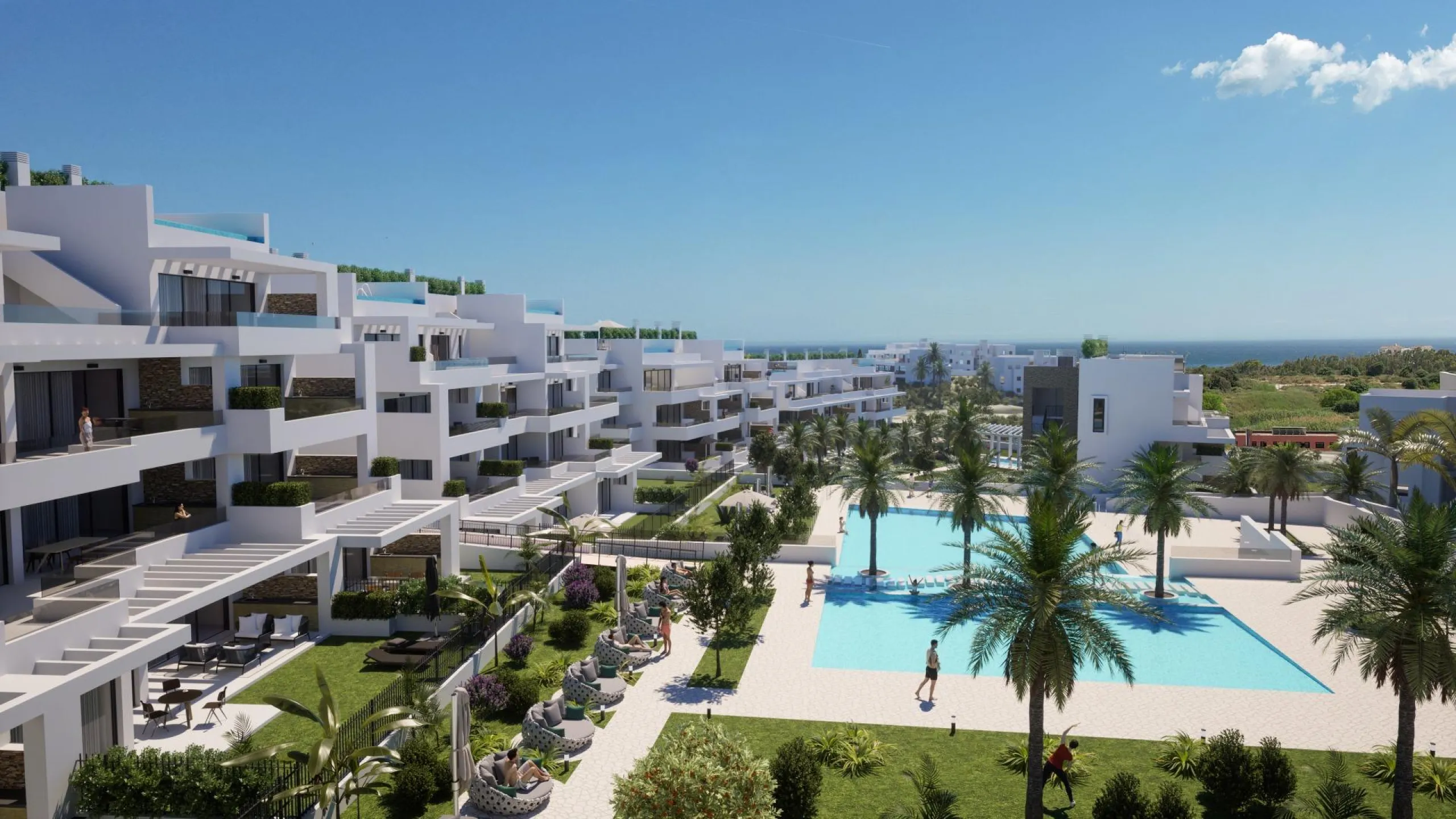 NEW BUILD RESIDENTIAL COMPLEX IN LA GASPARA, ESTEPONA& & New Build an iconic development of 67 modern apartments and penthouses in La Gaspara, in authentic Estepona, one of the most beautiful and desirable places on the Costa del Sol.& &  Beca